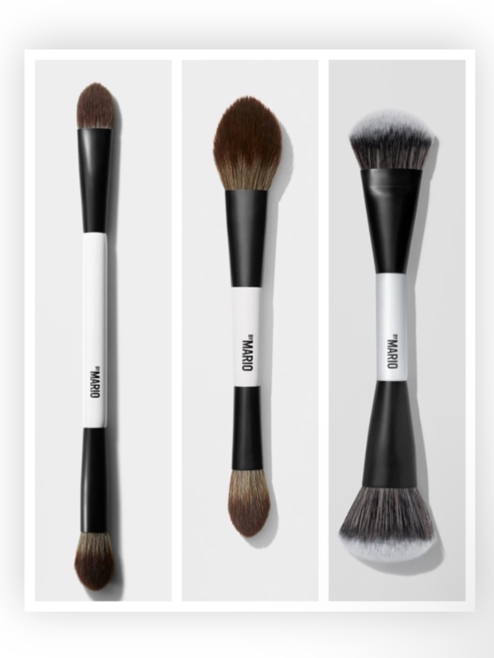 Set of 3 - Makeup by Mario Makeup Brushes - EF1, F3, F4